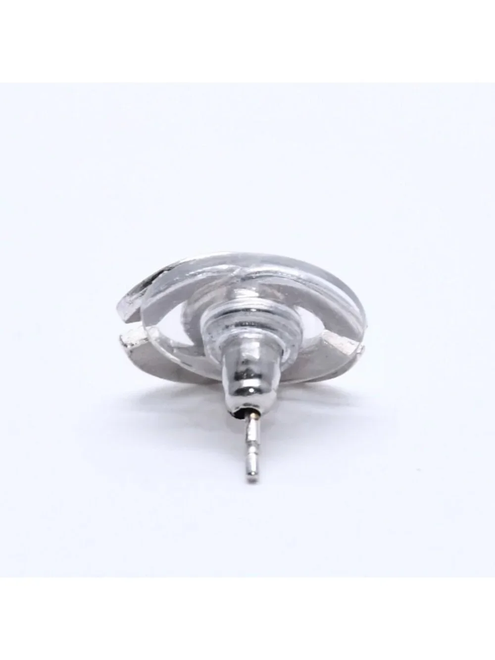Chanel CC Logo Earrings 00 Metal Silver